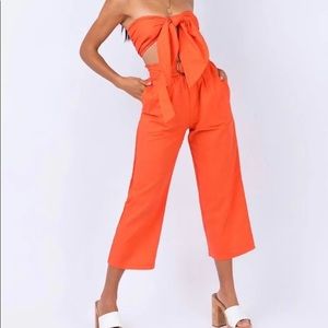 Princess polly orange two-piece set